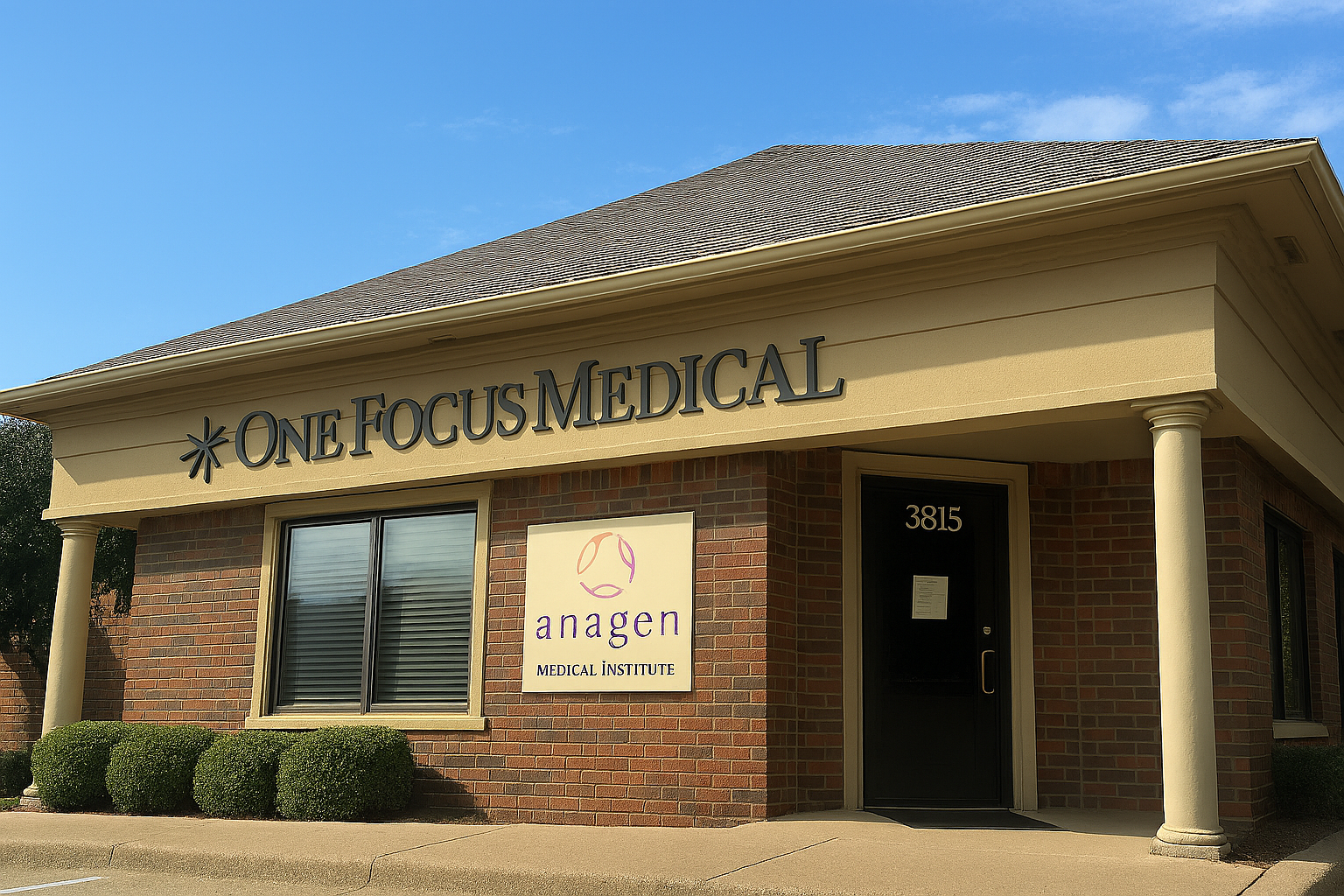 Anagen Medical Institute and One Focus Medical facility at 3815 S Boulevard in Edmond, Oklahoma
