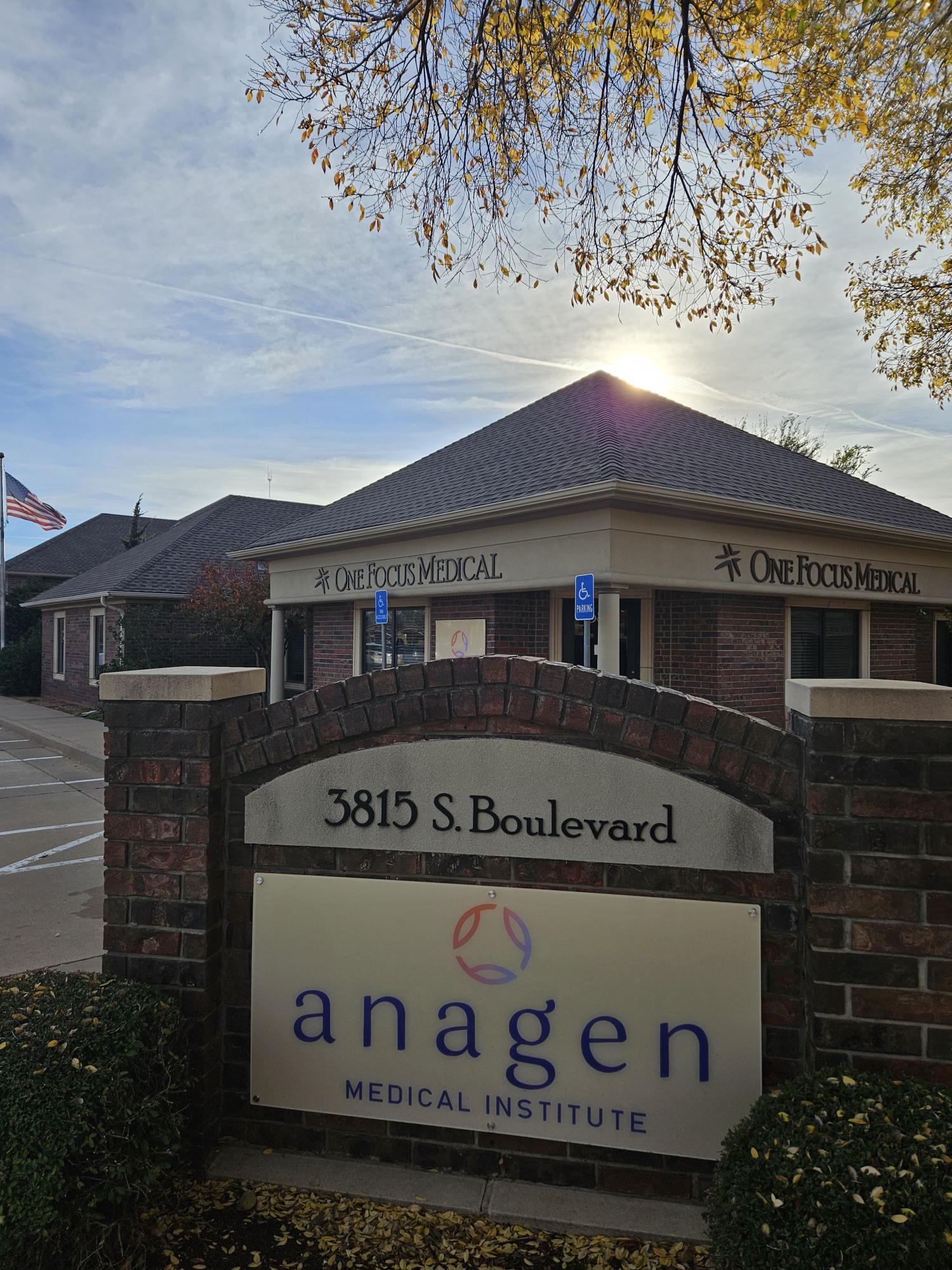 Anagen Medical Institute building exterior with professional signage